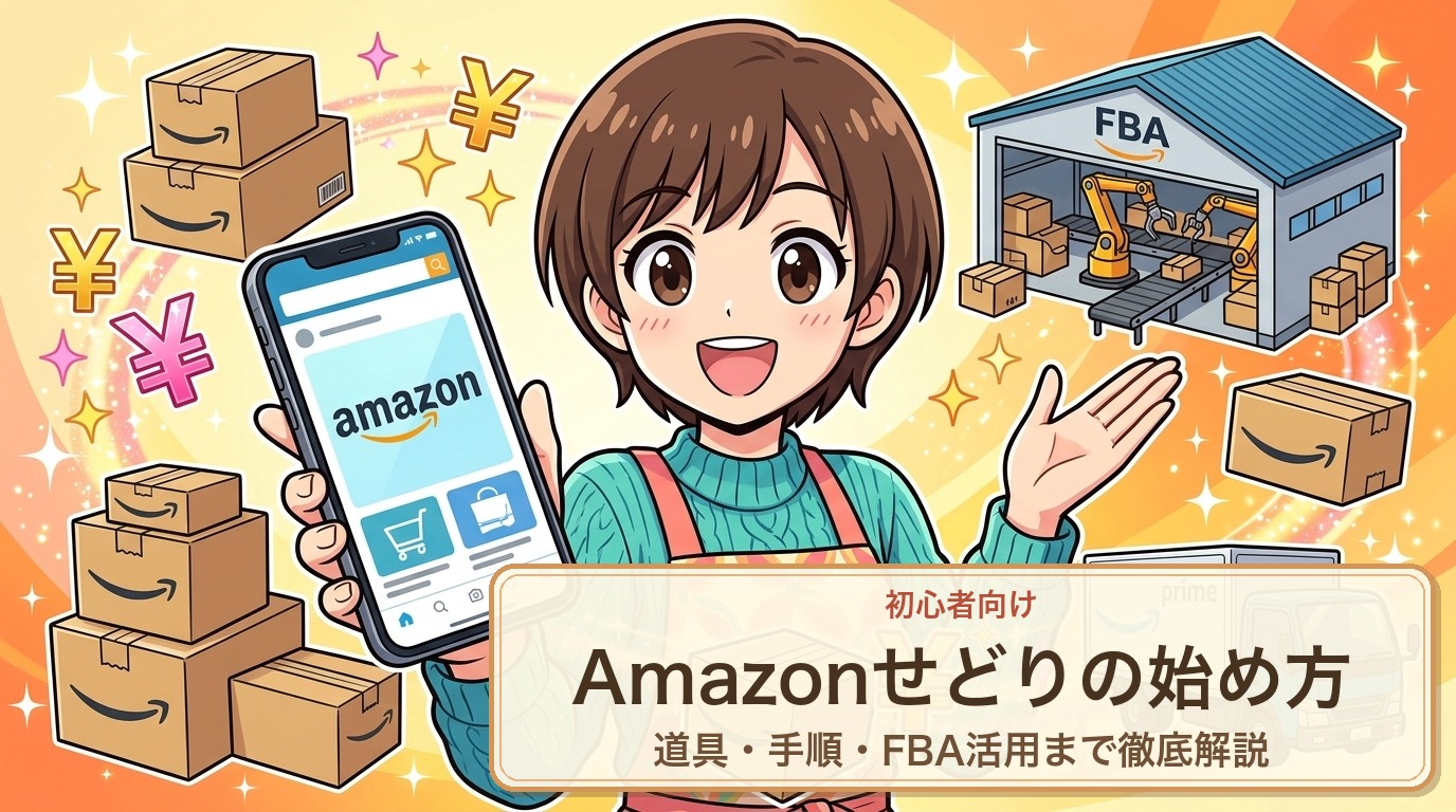 看護師ママが解説するAmazonせどり始め方ガイド(FBA活用・道具一覧)